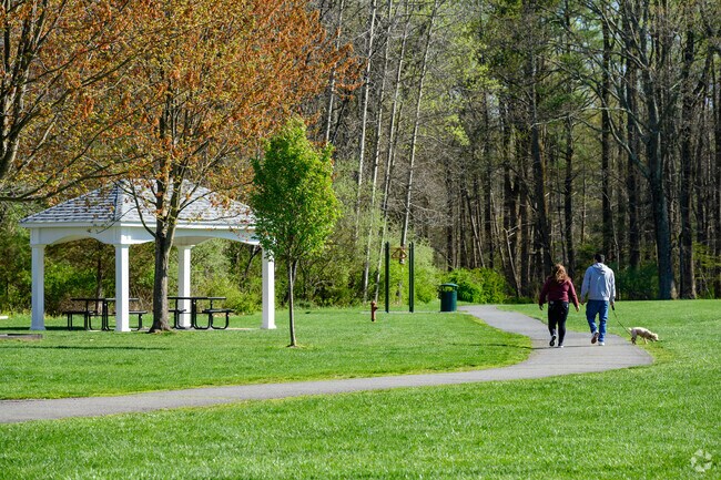 The walking paths at Riverfront Park in Hackettstown are a great place to get your steps in.