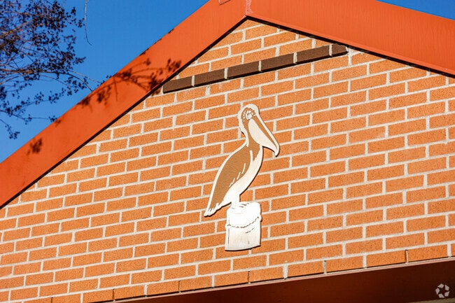 Westview Primary School displays a pelican as their mascot.