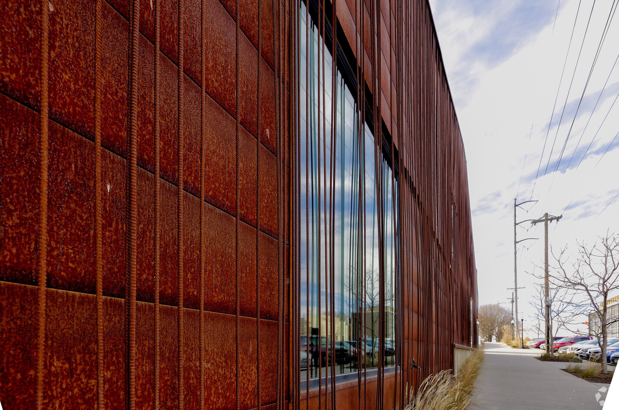 The beautiful Blue Barn theatre has incredible architecture details in Dahlman.