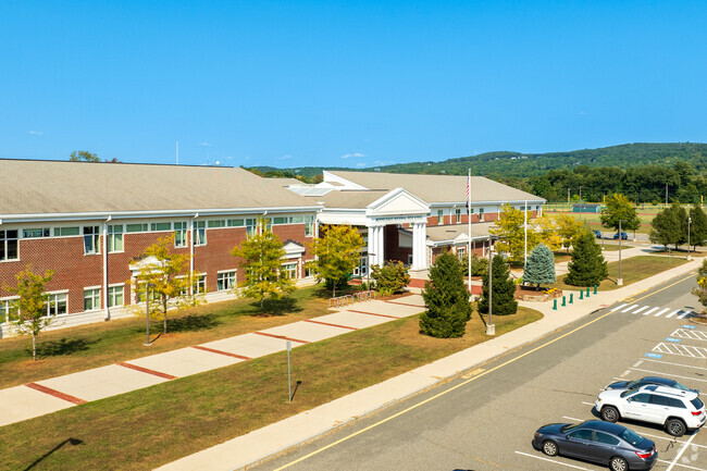 Minnechaug High students have the opportunity to take Advanced Placement coursework and exams.