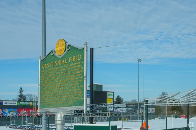 Centennial Field is a historic landmark and hosts the Vermont Lake Monsters baseball team as well as many events.