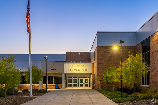Students in grades K-5 attend Sunrise Elementary School in Blaine.