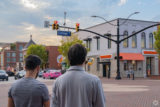 Cotswold residents can enjoy walking downtown amongst the Auburn University students.