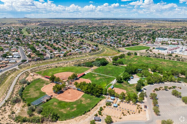 Mariposa Basin Park has several fields for sports.