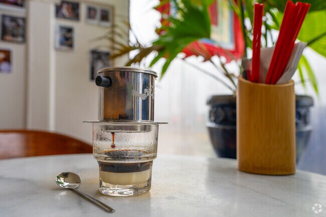 Try the Phin Drip espresso from Cicada Coffee Bar in The Port.