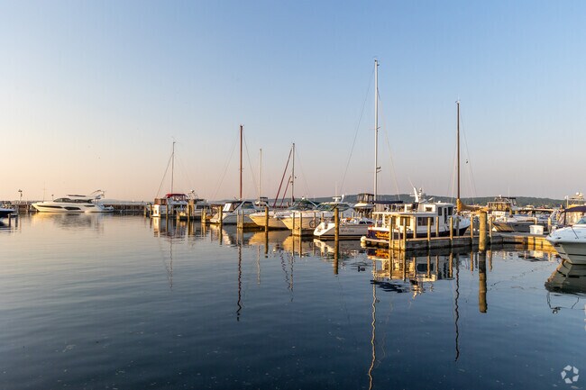 Sunset at Clinch Marina is a special time of day for Slabtown residents.