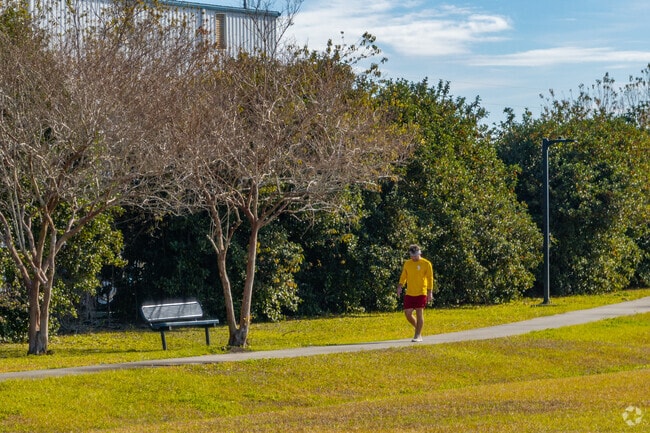 Enjoy the peaceful walking trails in the Crescent area.