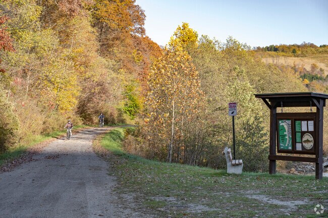 The Ghost Trail is a recreational pathway that travels through Allegheny.