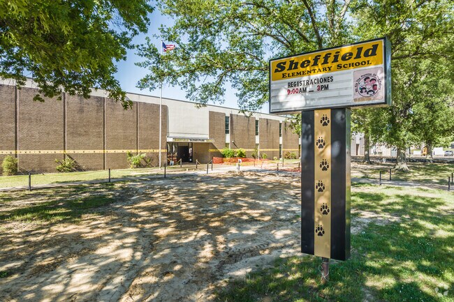 Sheffield Elementary School in Parkway Village has a student-teacher ratio of 16 to 1.