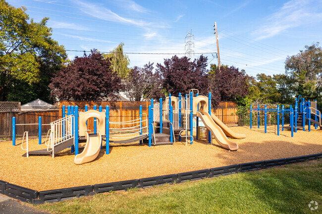 Bagby Elementary School has a playground for children of all ages.