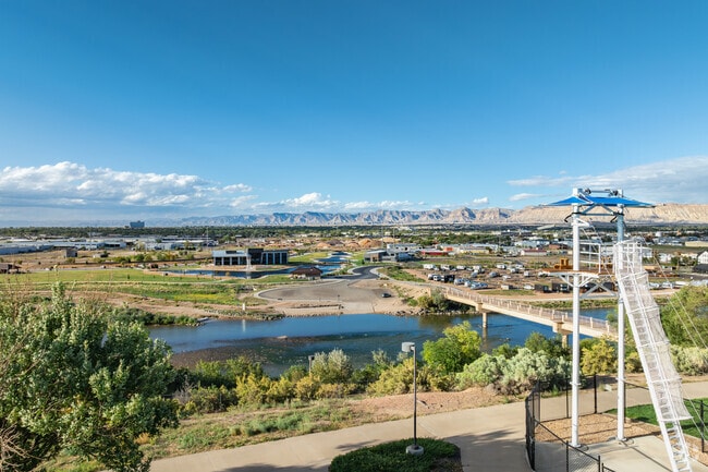 Come fly on the zipline at Eagle Rim Park in Grand Junction.