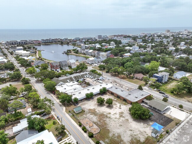 The beach is just minutes from Carolina Beach Elementary School.