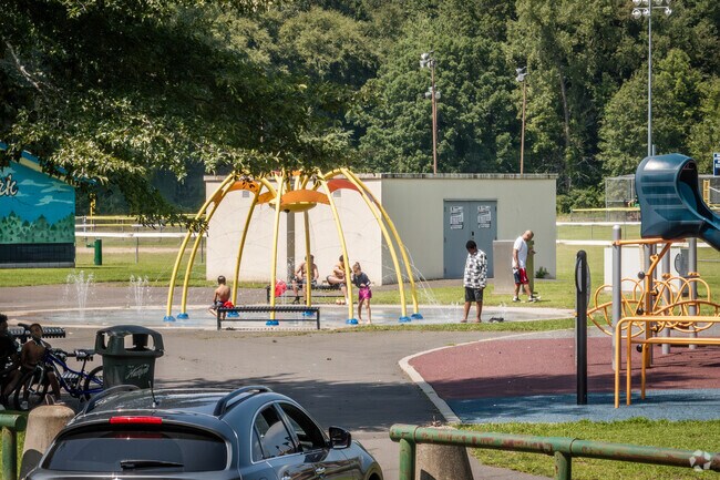 Summer is more fun at Waverly Field with their splash park.