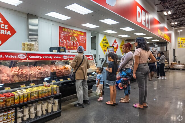 Redwood has Lucky where residents can buy fresh meat and groceries at great prices.