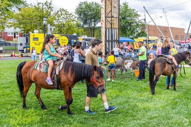 Horse rides are a popular attraction at the Keyport Food Truck & Music Festival.