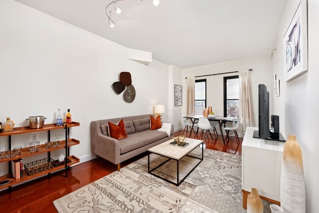 Living and dining room area (virtually staged)