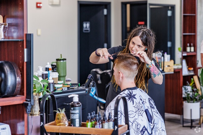 The Brush and Blade is a short drive from the Blendville South neighborhood.