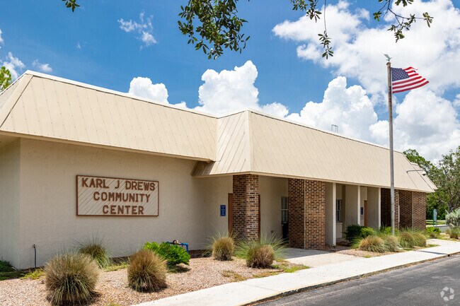 San Carlos Park is home to Karl Drews Community Center including a park and pool.
