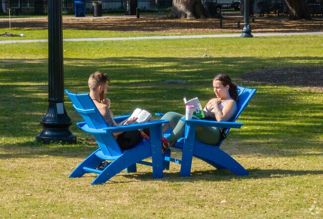 The community of Callahan has plenty of green space including Luminary Green Park.