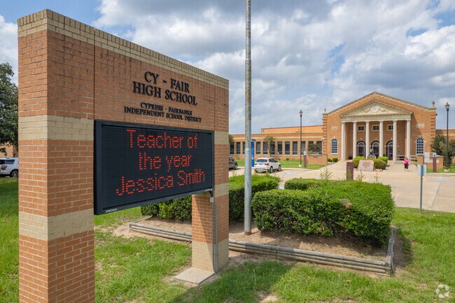 Cy-Fair High School has a vibrant student life with numerous clubs and organizations.