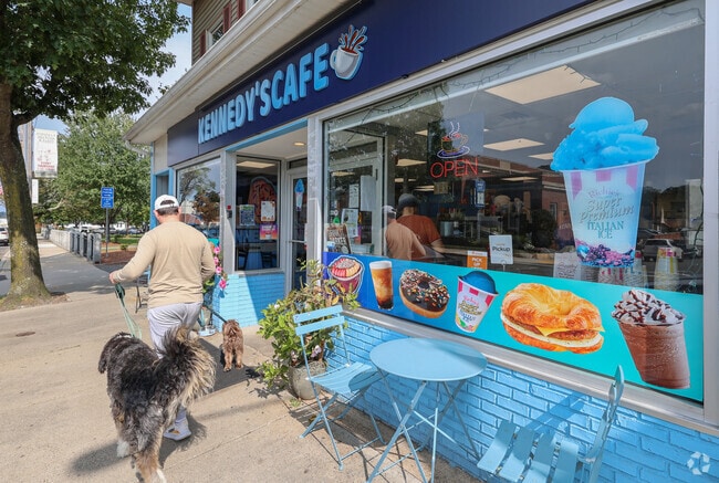 Kennedy's Cafe is a popular spot for some coffee in Nobility Hill.