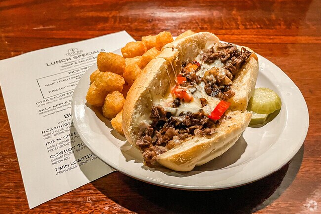 The Cheessteak is a mainstay lunch item at Tiptons Tavern in Harmony Township, N.J.