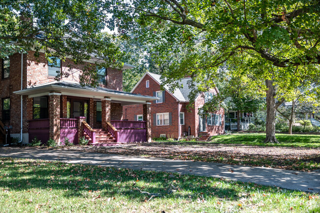 Most homes in Old Southwest are covered and surrounded by trees.