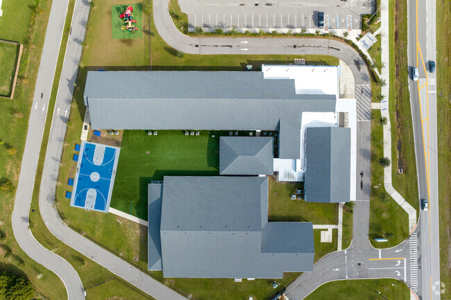 BridgePrep Academy in Poinciana features a brand new sports court and outdoor play spaces.