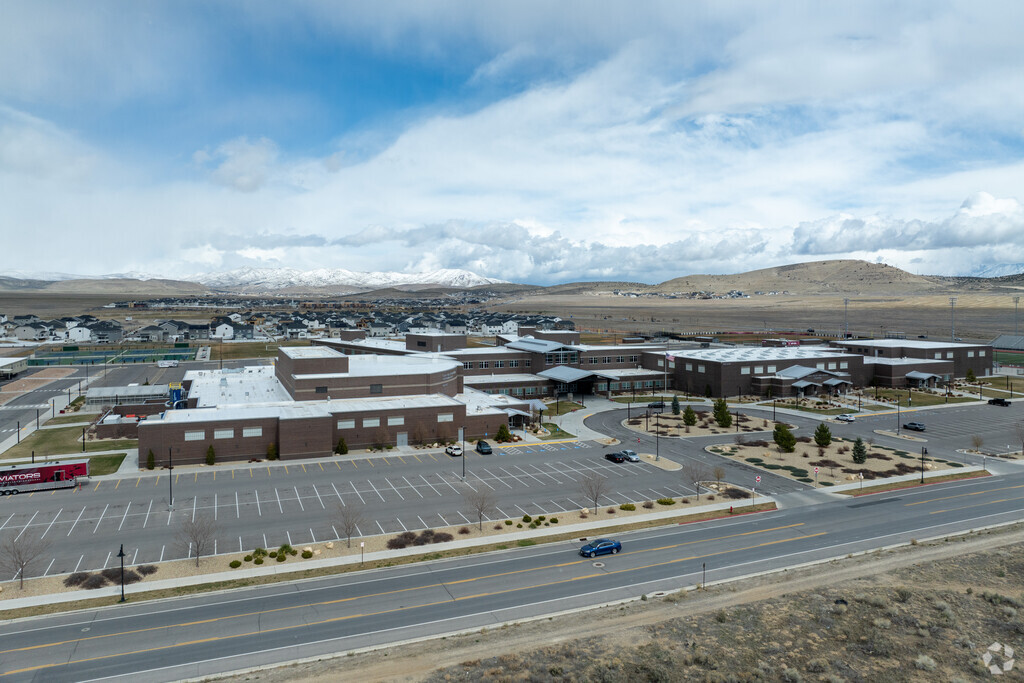 Cedar Valley High School is located in the Eagle Mountain neighborhood.