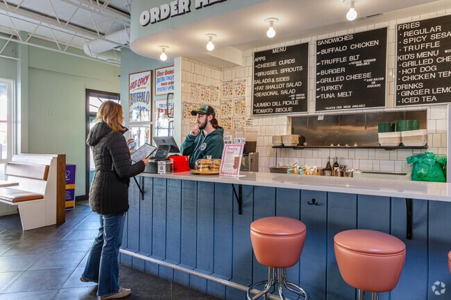 The Fat Shallot is a local favorite for a quick bite in North Evanston.