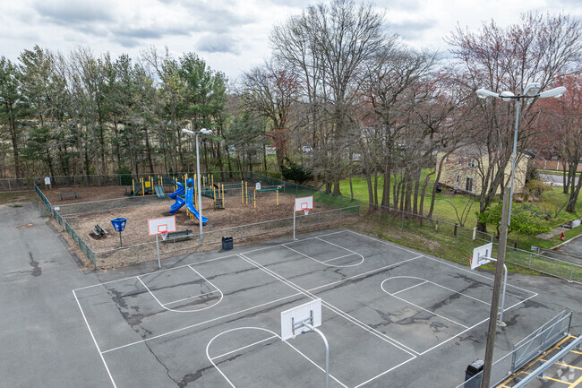 Sycamore Drive Early Childhood Center has two full basketball courts.