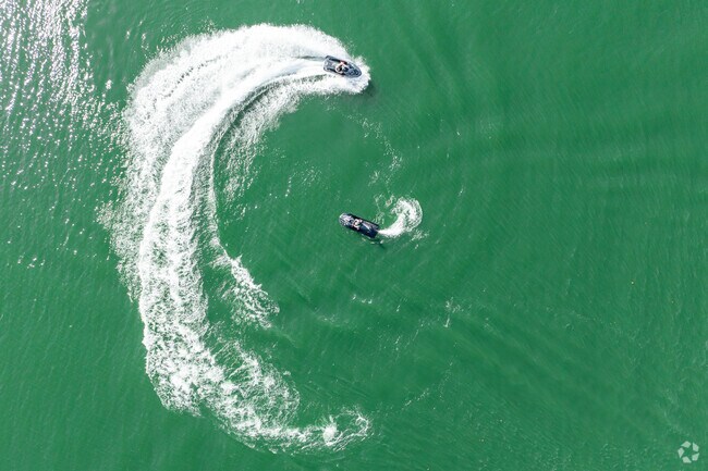 Residents often visit Lake Allatoona for jet skiing and other water activities.