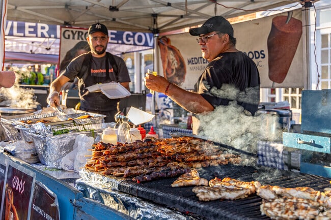 Gyro vendors and various food stands are essential to the Pearl River Fest, which is a major attraction for Tappan residents.