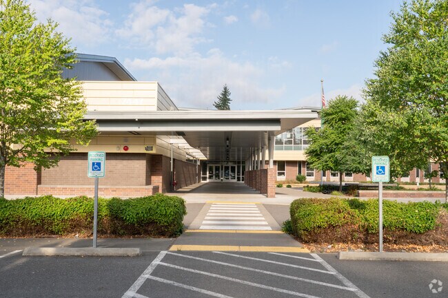 Islander Middle School located in the Mercer Island neighborhood of Washington.