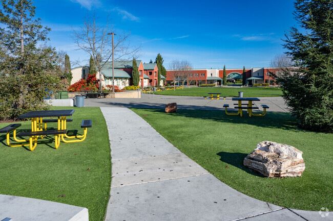 Windsor High School offers a sprawling campus for students to enjoy.