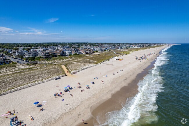 Swimming and surfing are common at Bay Head beach.