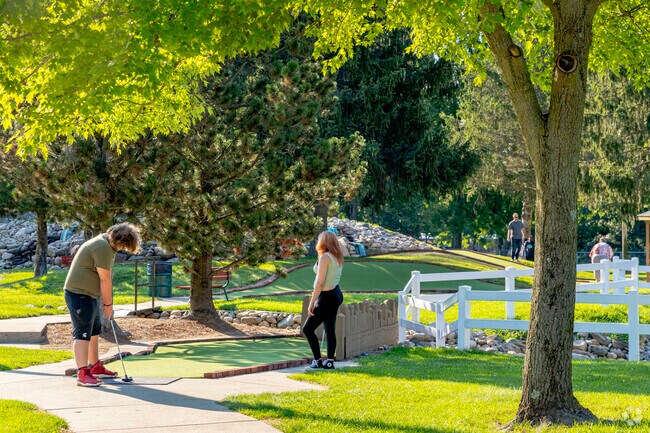 Those visiting Ella Sharp Park looking for a less intense variety of golf can find mini-golf.