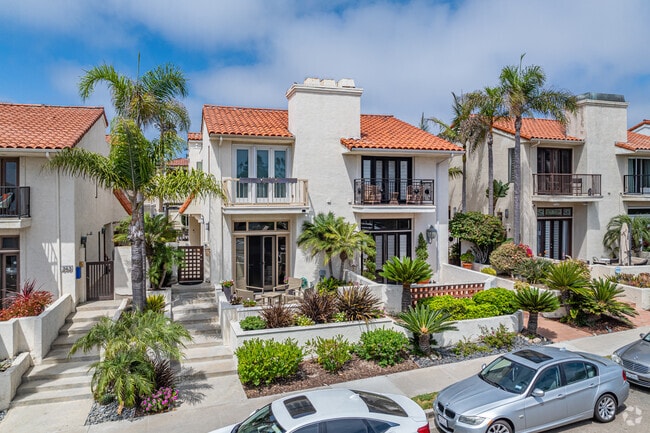 Spanish revival homes brighten residential streets with bright Spanish tile.