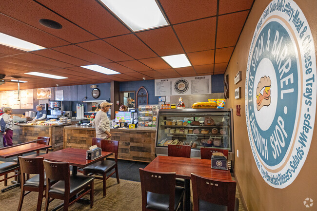 Residents in Sharpsville enjoy a deli sandwich at Lock Stock and Barrel.