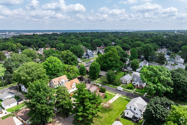 Central Rock Island sits atop a hill with views of the Mississippi and downtown.