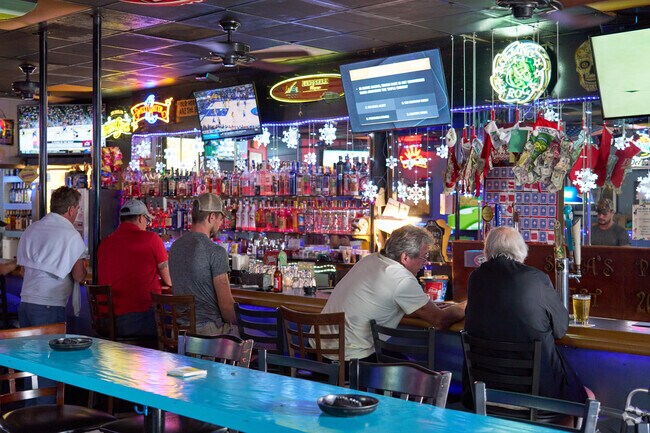 Floresta Gardens residents can hang out at Shea's Pub, a local watering hole.