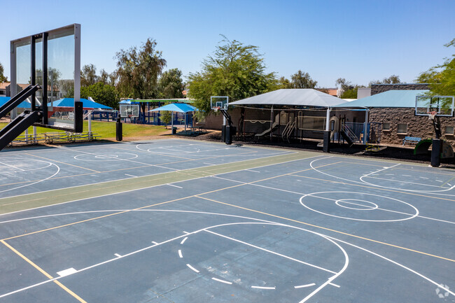 Summit School of Ahwatukee basketball courts.
