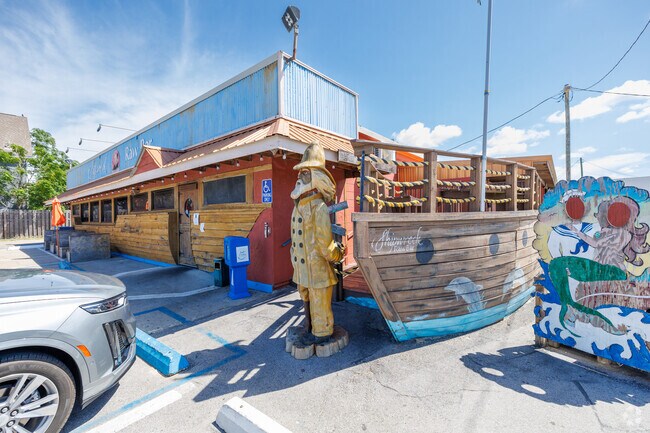 Shipwreck Raw Bar is a local favorite spot for lunch and dinner in St. Joe Beach.