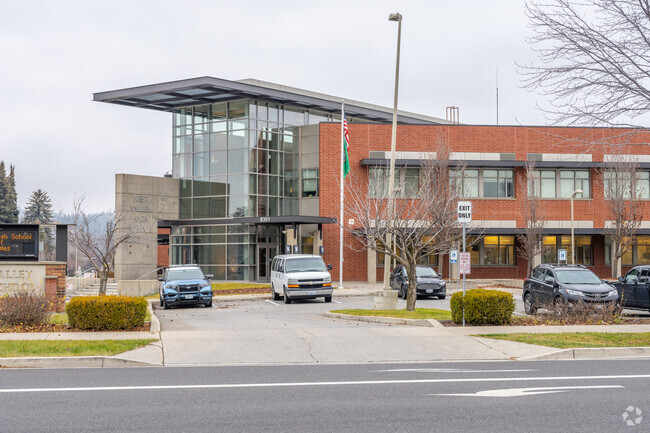 West Valley High School is a short drive for many students in the area.