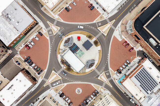 Town Square Plaza is the central hub of all things going on in Marion.