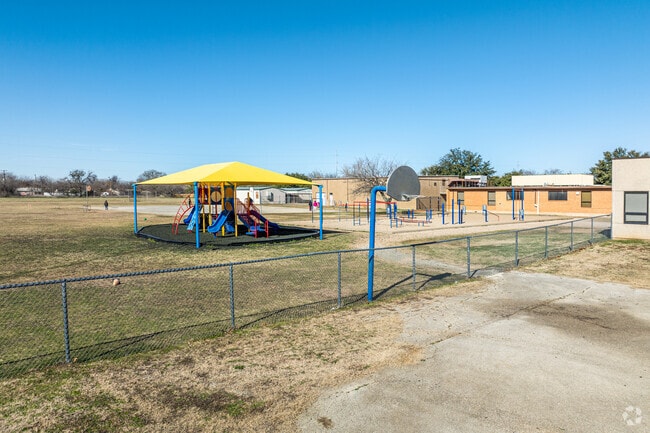 Kids of all ages love the playground at Bishop Elementary School.