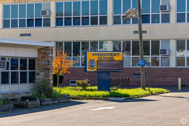 Monument Elementary School serves children from many Neighborhoods in Trenton.