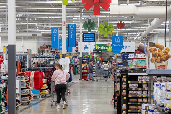 Residents of the Ironville community having a day of shopping at the local Walmart.