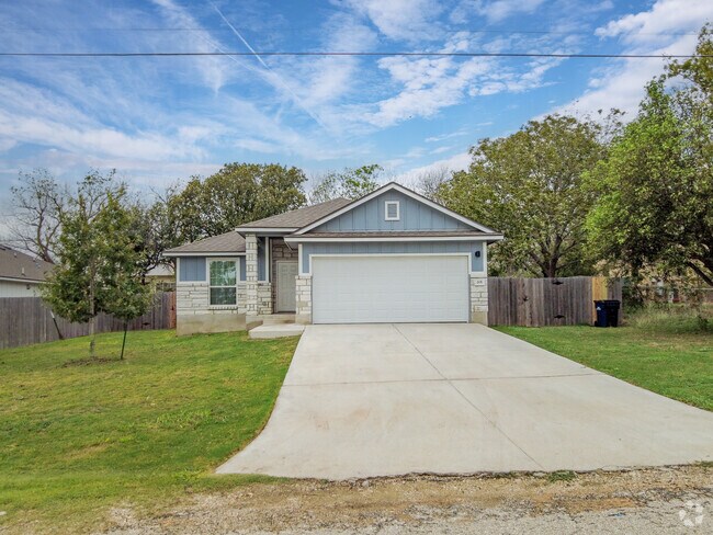 Newly built homes can be seen throughout Florence, TX.