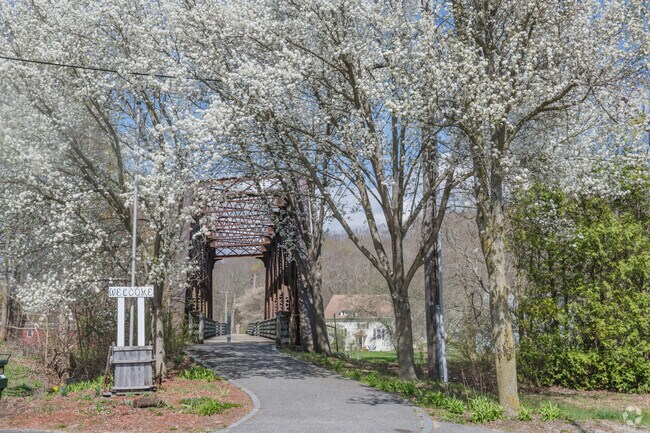 The Moosup Valley State Park Trail starts in Moosup and bisects Sterling with a rail trail that is the envy of the surrounding towns.